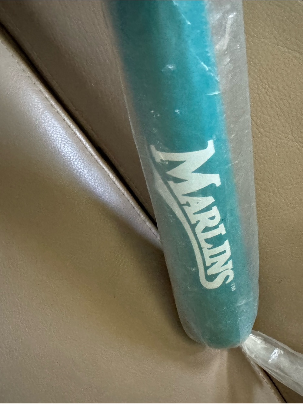 Vintage Florida Marlins/ Blockbuster Video Promo Bat 28 inches New in Bag